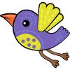 Little Purple Bird