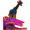Surfer Giraffe