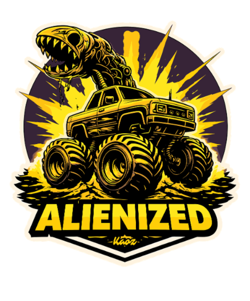 Entfremdeter Monstertruck