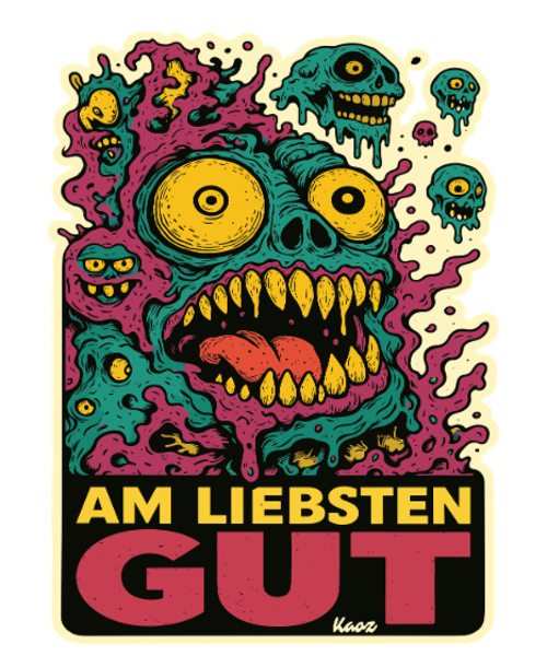 Monster Gesicht Am Liebsten Gut