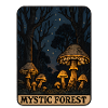 Mystical Forest of Glowing Mushrooms