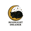 Moonlight Dreamer Cat