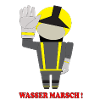 Water March Firefighter Hero