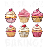 This girl loves baking cupcakes