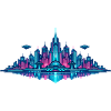 Neon City Reflection
