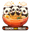Panda Ramen & Relax Trio