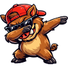 Dabbing Warthog