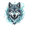 Eiswolf im Kristallkreis