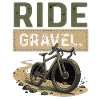 Aventure à vélo de gravier
