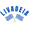 LIVADEIA: Crossed Greek Flags