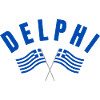 Delphi Twin Greek Flags 