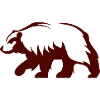 Waldbär Silhouette