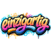 Einzigartig Graffiti Schriftzug