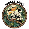 Toucan Jungle Jams Bongo Drummer Retro