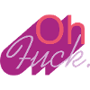 Oh Fuck Script in Purple Hue