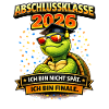 Abschlussklasse 2026 Schildkröte | Schulabgänger
