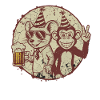 Party Mouse Monkey Beer