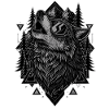 Stay Wild Wolf Outdoor