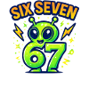 Six Seven 67 Italian Brainrot Alien Umorismo Divertente