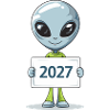 little blue alien