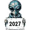 Cool alien in a hoodie