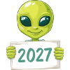 Alien vert sympathique