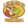 Pickleball: Hvis du kan læse dette, er jeg på Funny Player