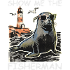 Lustiger Seehund Sucht Fisch