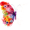 Graphique inspirant de fan papillon