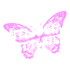 Inspiring butterfly fan graphic
