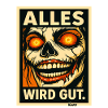 Alles Wird Gut Skull Portrait