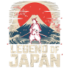 Japan Shirt Samurai Legend of Japan Fuji