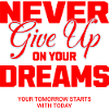 Never give up