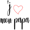 J'aime mon papa Cadeaux 