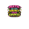 Math Counts: Vibrant Retro Design