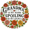 Grandma Spoiling Floral Circle