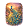 Elegant Peacock in Mystical Light
