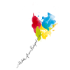Farbkaskade Kaleidoskop