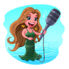 Mermaid Singing Karaoke Microphone