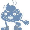 Funny poop pile dancing