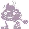 Funny poop pile dancing