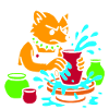 Pottery Pup Splash