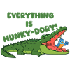 Everything is Hunky-Dory Crocodile