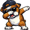 Dabbing Bulldog