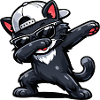Dabbing Cat