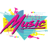 Neon Music Retro Vibe