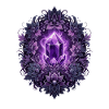 Purple Crystal Lotus Circle