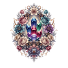 Crystal Flowers Prism Ring