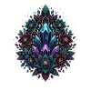 Crystal MandalaFlower Circle