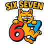 Six Seven Cat 67 Italiensk Hjerneråd-humor